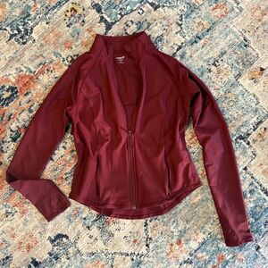 Old Navy powersoft athletic jacket burgundy